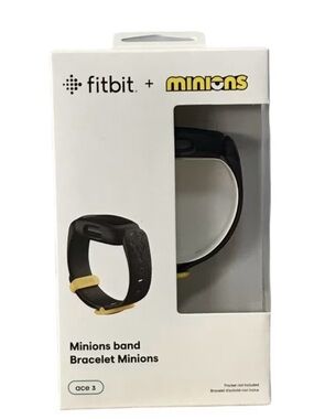 Fitbit Ace 3 Minions Band, Mischief Black